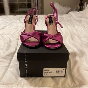 Steve Madden Naira Magenta heels